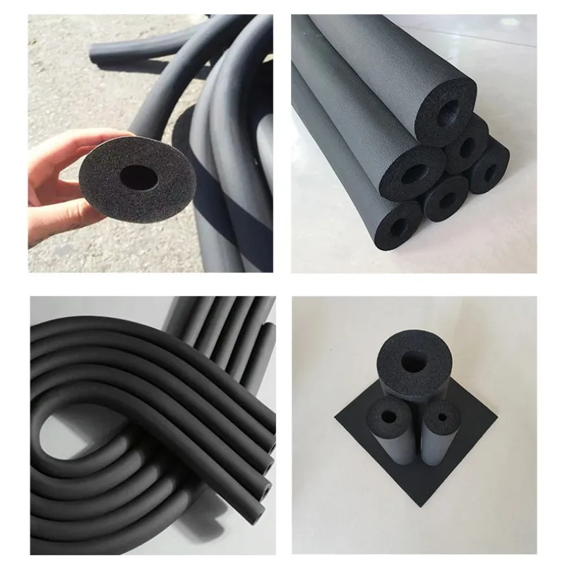 6-32MM Rubber Sponge Tube Air Conditioner Solar Water Heater Water Pipe Sleeve 1.8m Thermal Insulation Pipe
