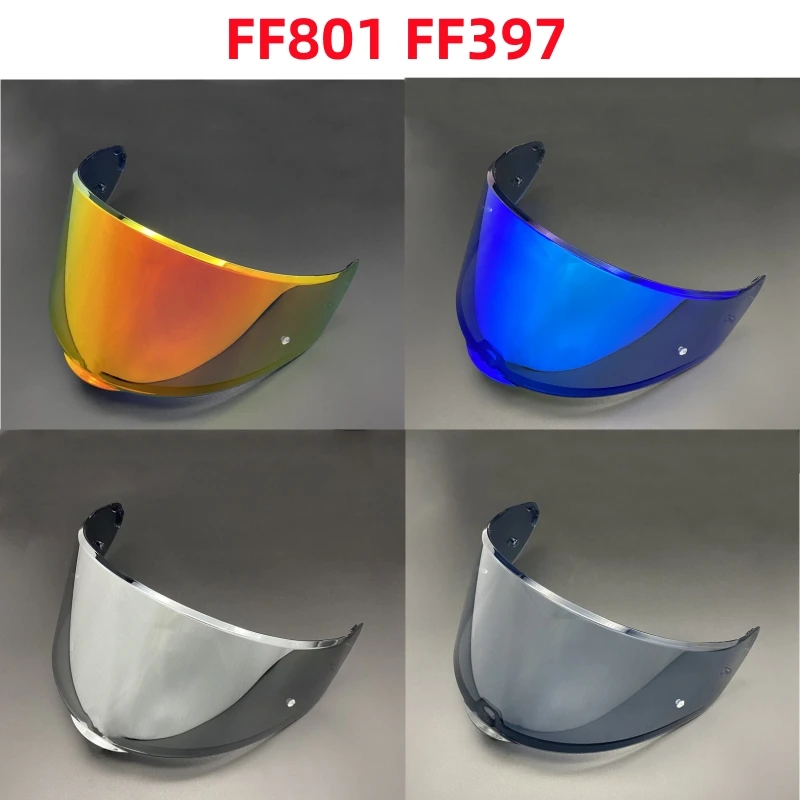 

Motorcycle Helmet Shields Lens for LS2 FF801 FF397 Visor Replacement Sunscreen Windproof Cascos Accessories