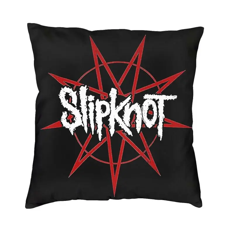 

Heavy Metal Rock Band Slipknots Cushion Covers Sofa Home Decorative Square Throw Pillow Cover 45x45 Pillowcases