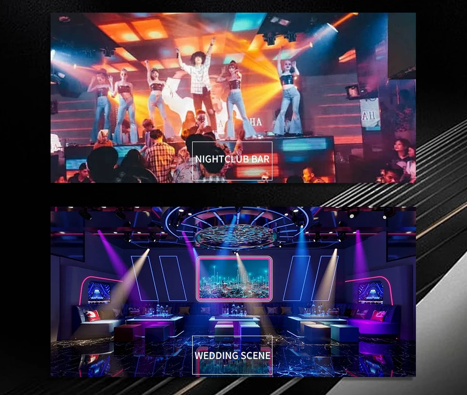 Remote 6 Arm Pattern Moving Head Light RGBW 120W Mini 6 Head Strobe Effect Stage