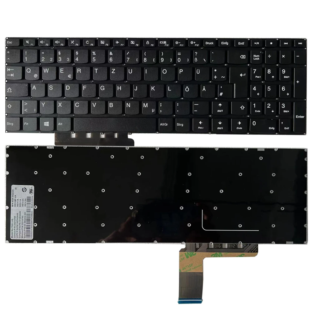 Nuovo Gr/Tedesco Tastiera Per Lenovo Ideapad 310-15 510-15 510-15Isk 510-15Ikb 310-15Isk V310-15 V110-15Iap V110-15Ikb V110-15Isk