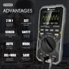TOOLTOP ET2010A 2 in 1 Digital Oscilloscope Multimeter 1MHz 2.5MSps Laboratory Oscilloscope Electrical Repair Oscilloscope 3