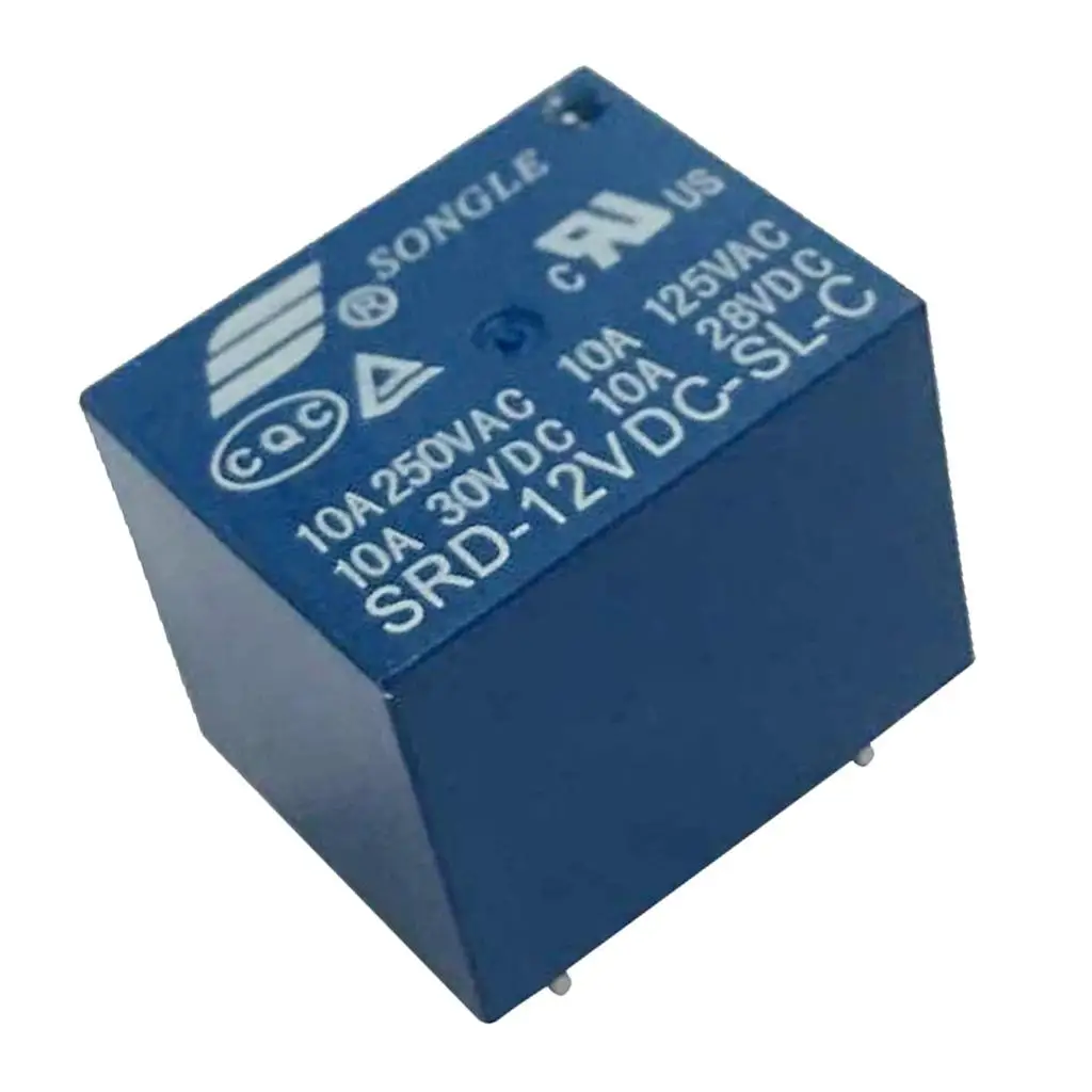 10 шт. SONGLE 12 в 1 CH Реле SRD-12VDC-SL-C 250В 30В 10А DC мастерская