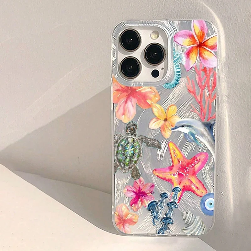 Summer Ocean Sea Turtle Ins Phone Case Cover