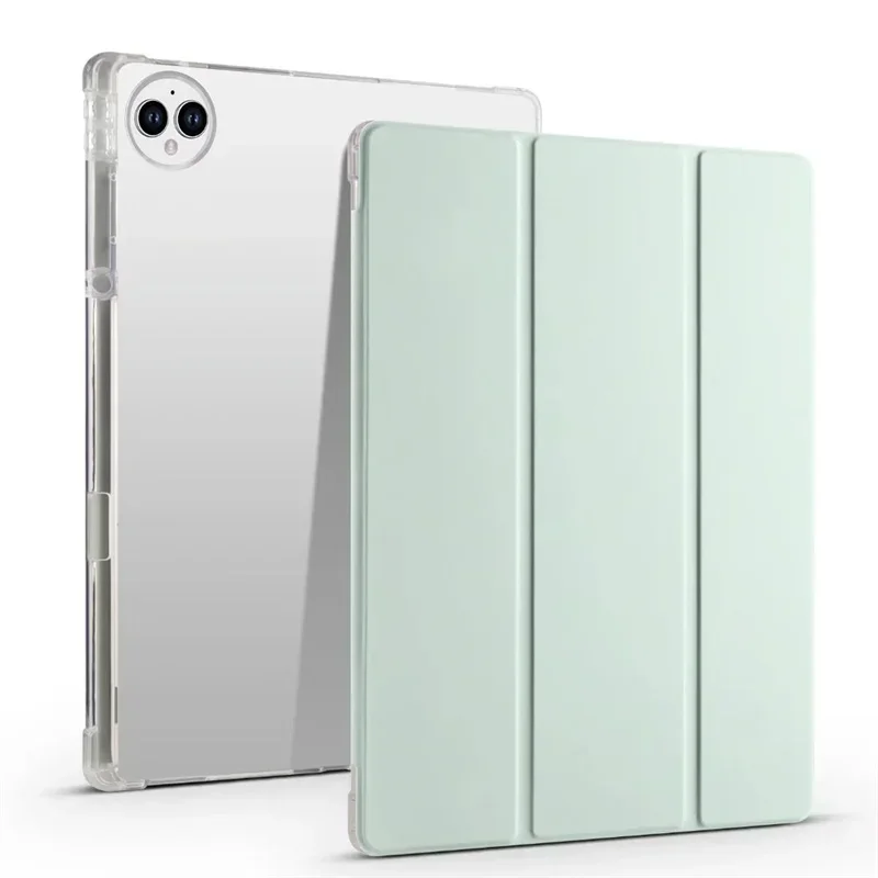 Premium PU Leather Soft Back Stand Cover for Tablets - Elegant Protective Case and Stand for 12.2-Inch Devices