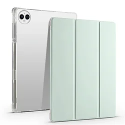 Premium PU Leather Case with Pen Holder and Soft Back Stand for MagicPad 3 13.3 inch (Light green)