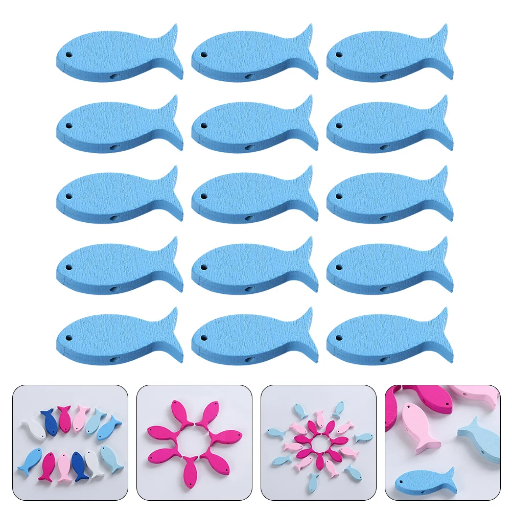 

100pcs Creative Fish Adorns DIY Use Fish Adorns Domestic Office Desktop Decors