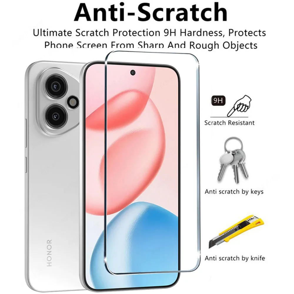 4-Pack HD Tempered Glass Screen Protector