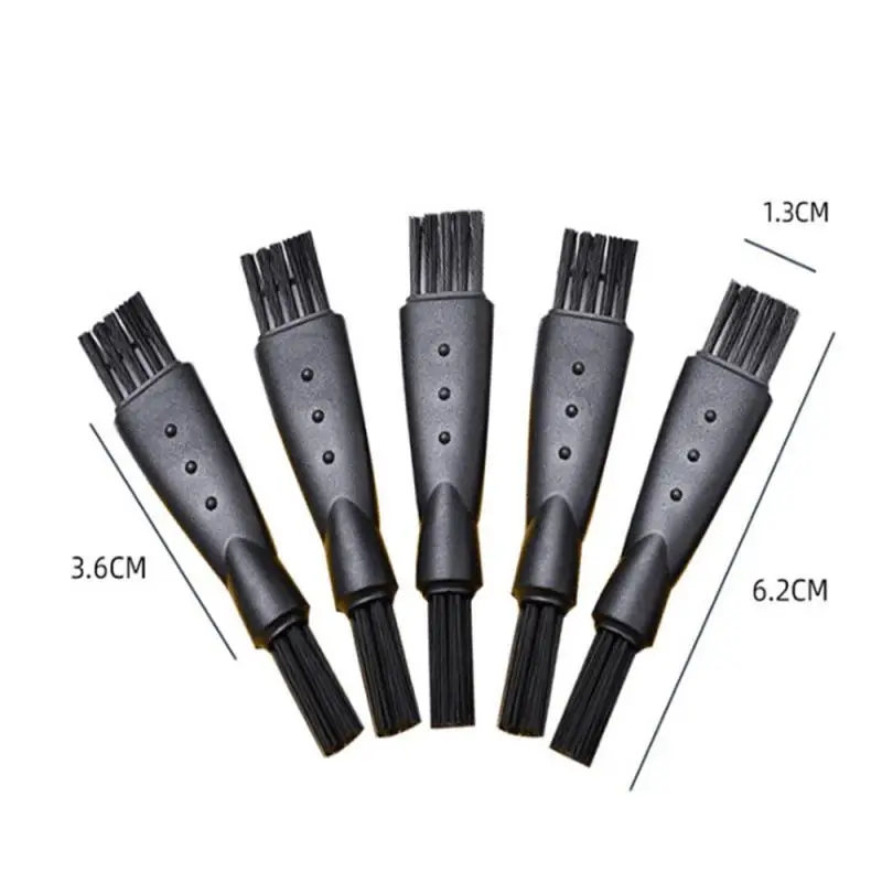 Cleaning Brush Durable Razor Bristle Brush Easy To Carry Plastic Effective Black Razor Cleaning Small Bristle cleaning brush