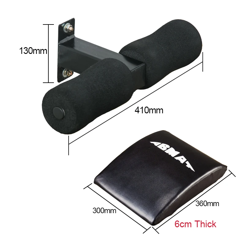 Wall-mounted Sit Up Trainer With Mat For Home Gym Fitness Waist Back Training Abdomen Muscle Workout Equipments Sit-Up Board