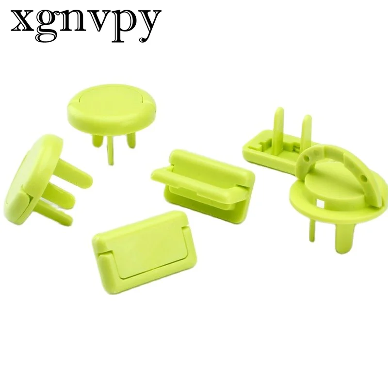 xgnvpy 5 PCS Power Outlet Safety Cover Guards for Baby Kids Child Protection Anti-Shock Rotate Plug Protectors Safe to Use