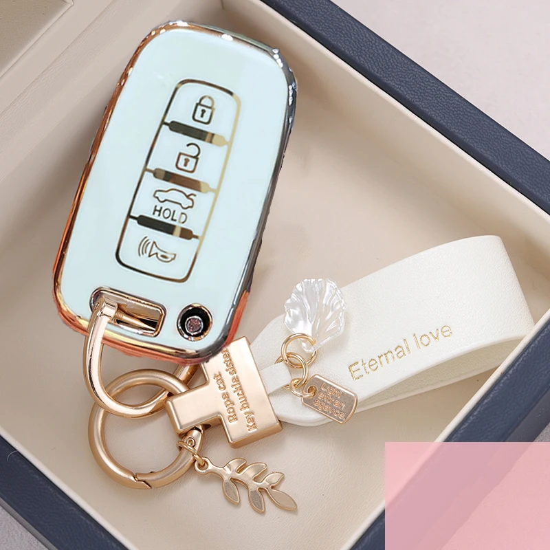 Premium 4-Button Smart Key Case Cover