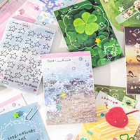 60pcs/pack Cute Dream Travel Series Memo Pads Message Paper Notebook Journal DIY Material Decoration Base Note Paper Stationery 1
