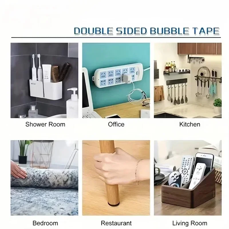 Die Cutting Black Double Sided Thick Foam Tape Double Coated Tissue Adhesive Tape Car Special Patches Without Trace Thickened car double sided tape double sided tape car adhesive tape