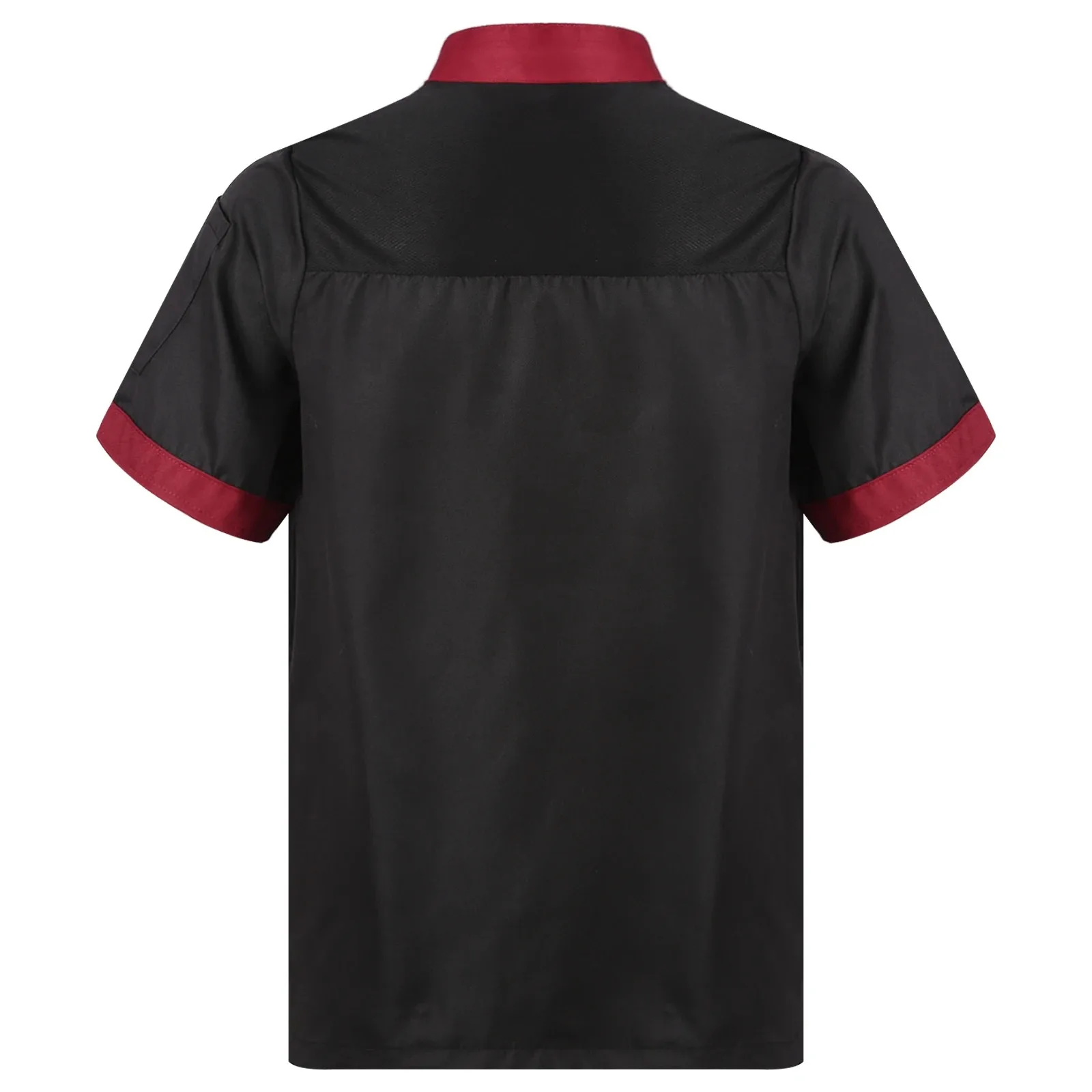 Chef Coat Jacket Uniform Mens Womens Short Sleeve Cooking