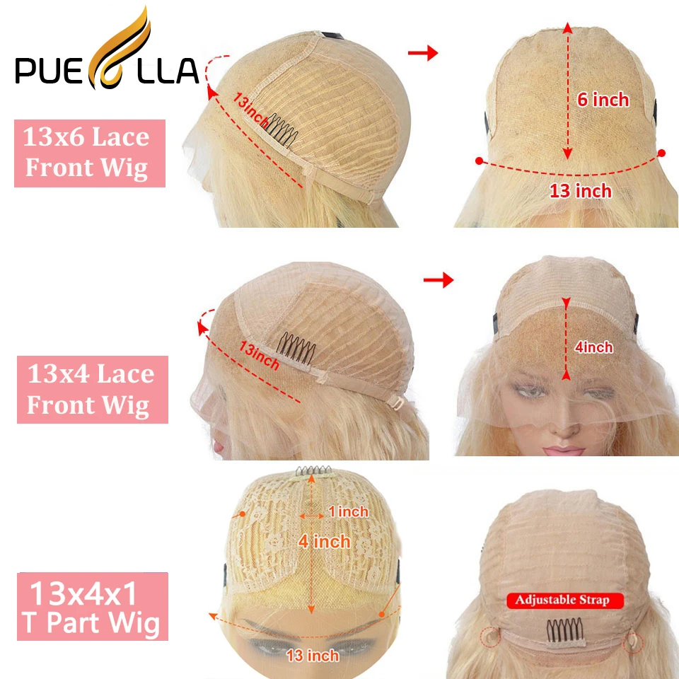 Short Straight 613 Lace Frontal Wig 13x6 Bob Ombre Orange Human Hair Wigs for Women 13x4 Transparent Virgin Lace Front Wig