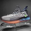 Men Mesh Breathable Vulcanized Shoes Spring New Breathable Lightweight Running Men Thick Soled Walking Gym Casual Sports Shoes 1