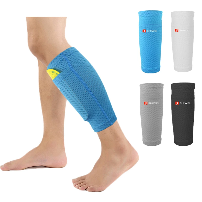 Shin Guards Soccer Football Leg Sleeves Shin Protector with Pocket Soccer Gear Canilleras Support Sock Nylon щитки футбольные shin guard pads,soccer shin guards