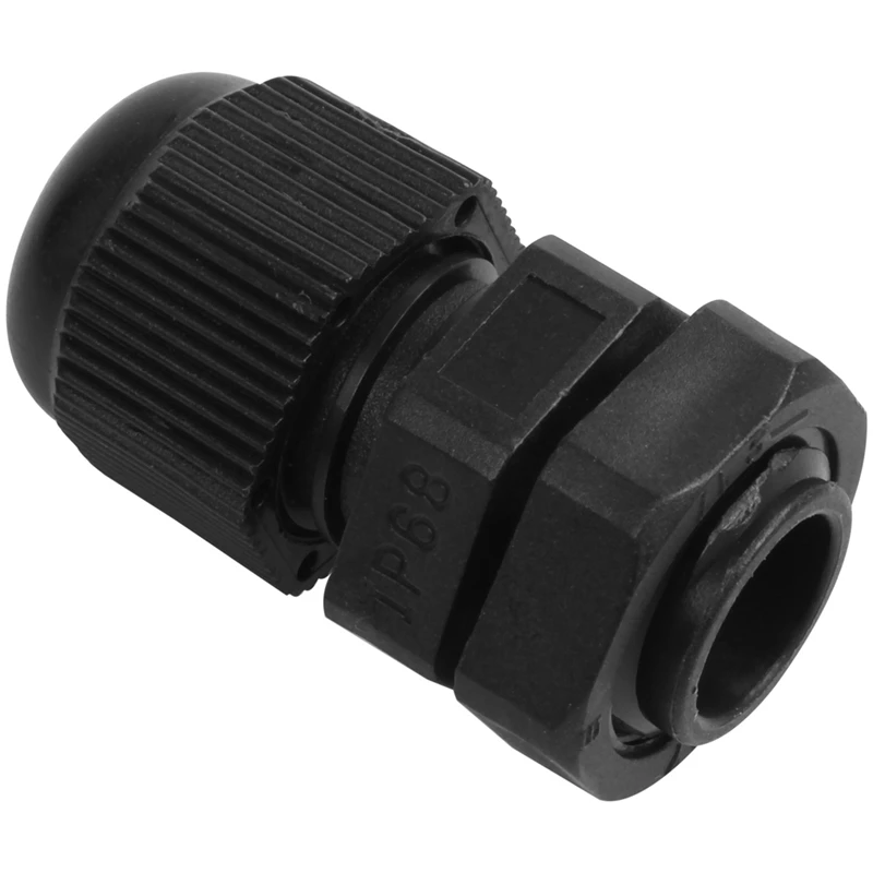 

HOT SALE PG7 Black Nylon Waterproof Strain Relief,Cord Grip,Cable Gland 3.5-6 Mm 200Pcs