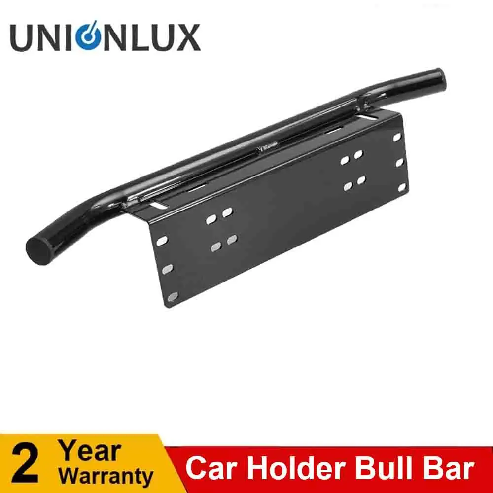 Universal Car Front Bumper License Plate Install Holder Bull Bar