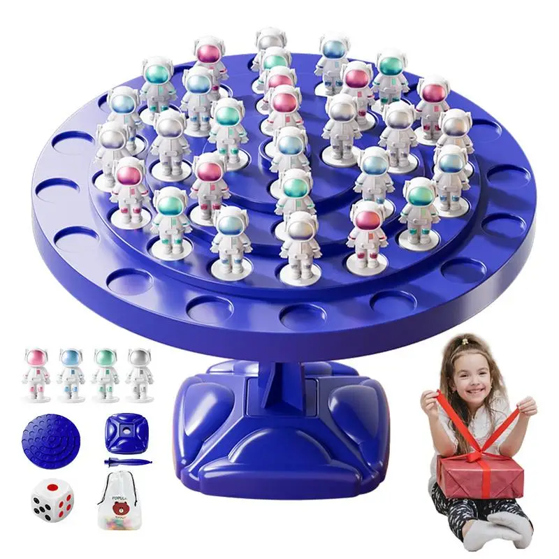 Balance Tree Game Spaceman Balancing Board Game Parent Child Interactive Desktop game Counting Toy Educational Toy for Kids wood board game toy leisure parent child interaction game board chess developing intelligent puzzle game educational toys