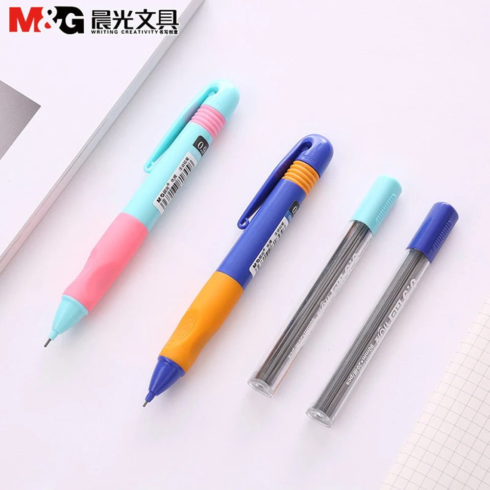 M&G Plastic Correcting Mechanical Pencil 0.9MM Easy Start Cute Automatic Pencil Grasp For Kids Writing School Supplies 5