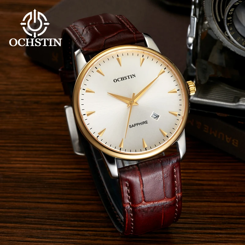 

OCHSTIN2024 Casual Fashion New Men's Gentle Series Imported Multi functional Quartz Movement Watch Men's Quartz Watch