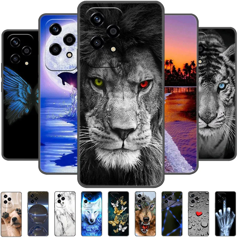 Shockproof Soft TPU Silicone Phone Case - Cartoon Matte Bumper Cover