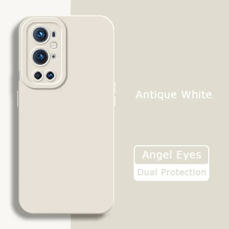Square Liquid Silicone Angel Eyes Shockproof Soft Case - Durable Armor Phone Cover