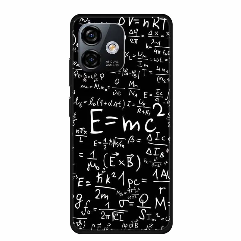 Luxury Black TPU Soft Silicone Phone Case - Fashionable Protective Cover