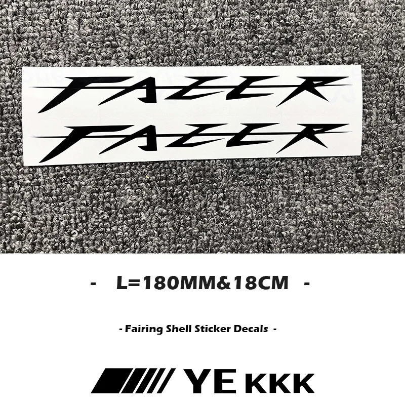2X 180MM Motorcycle Fairing Shell Hub Head Shell Fuel Tank Sticker Decal For YAMAHA FAZER F1  Sticker Decal