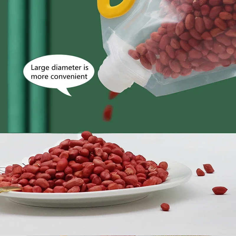 Grains Storage Packaging Bag Rice Dispenser Insect Proof Food Storage Sealed Bag Bean Container Kitchen Organizer with Nozzle 4