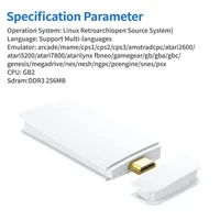 Ретро игровая приставка 58000+ игр ТВ портативная игровая консоль HDMI-совместимые беспроводные геймпады для PS1 N64 DC — изображение 5