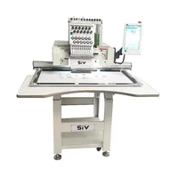 Machine à broder plate monotête informatisée traditionnelle personnalisée, moteur haute précision, usage domestique pour vêtements et robes 2