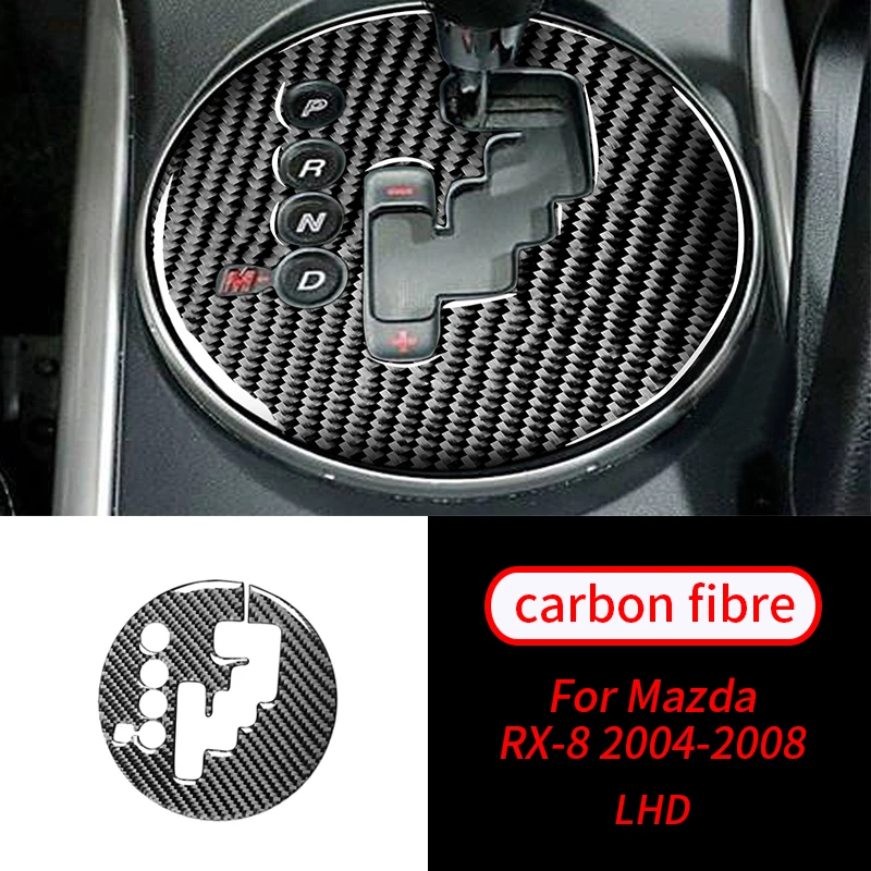 

Для Mazda RX-8 2004-2008, 1 шт., реальное углеродное волокно, интерьер, аксессуары для интерьера автомобиля