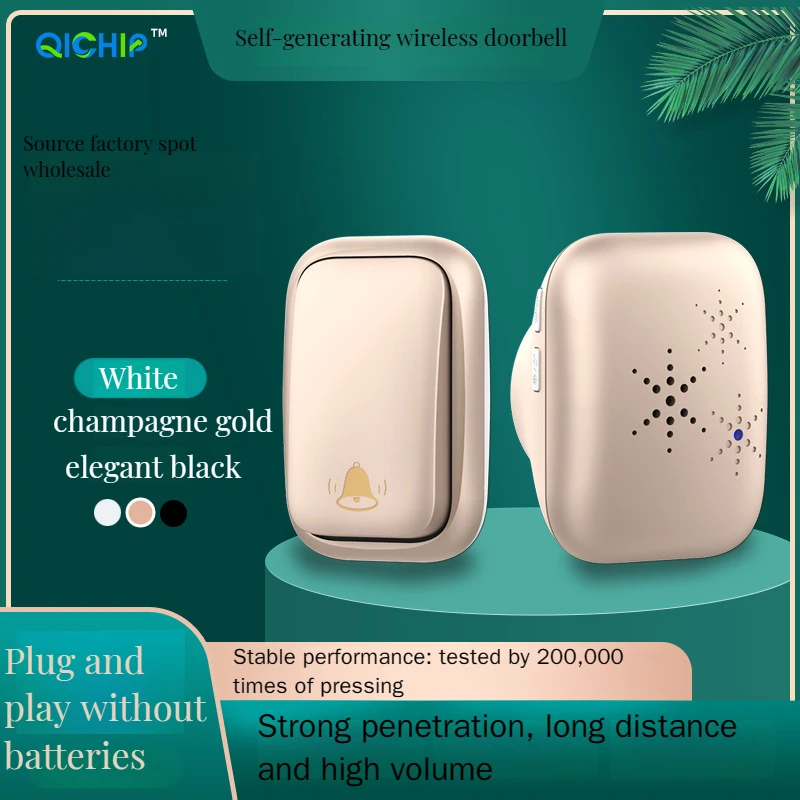 Smart Home Long Distance Without Batteries Waterproof Outdoor Wireless