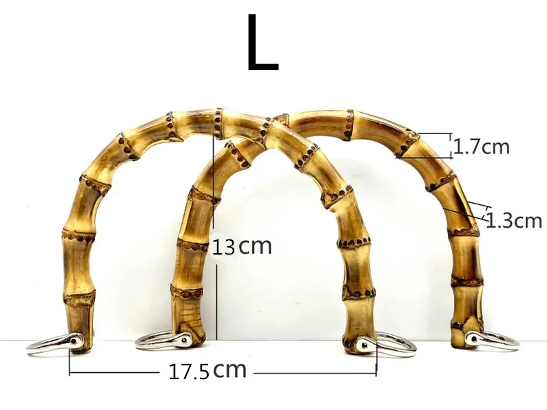 Bamboo Handles Purse Handles Handbag Handle for Bag Making Purse Handle Replacement U Shape a Pair per lot 12.5cm wholesale