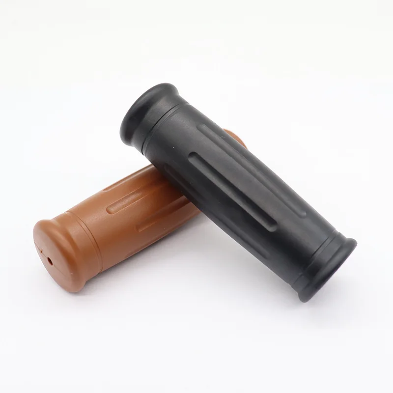 Handle Set Rubber Bicycle Grips Bike 85mm Soft Handlebar Cover For Road Bike/Fixed Gear Bike Black Brown