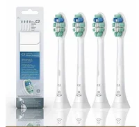 4Pcs Replacement Toothbrush Heads Plaque Defence Electric Toothbrush Head Toothbrush Brush Head for Philips Sonicare C2 Optimal 1