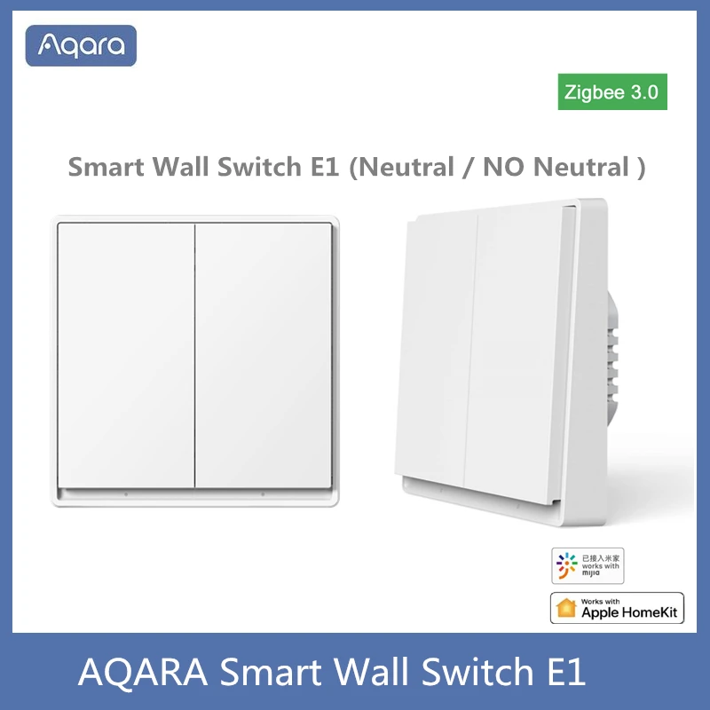 Aqara Smart Wall Switch E1 ZigBee 3.0 Smart Home Wireless Key Light ...