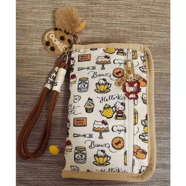 

Kawaii Hellokitty Multi-Functional Storage Bag Sanrio Y2K Cute Cartoon Cat Fashion Makeup Bag Card Case Wallet Gift for Girls