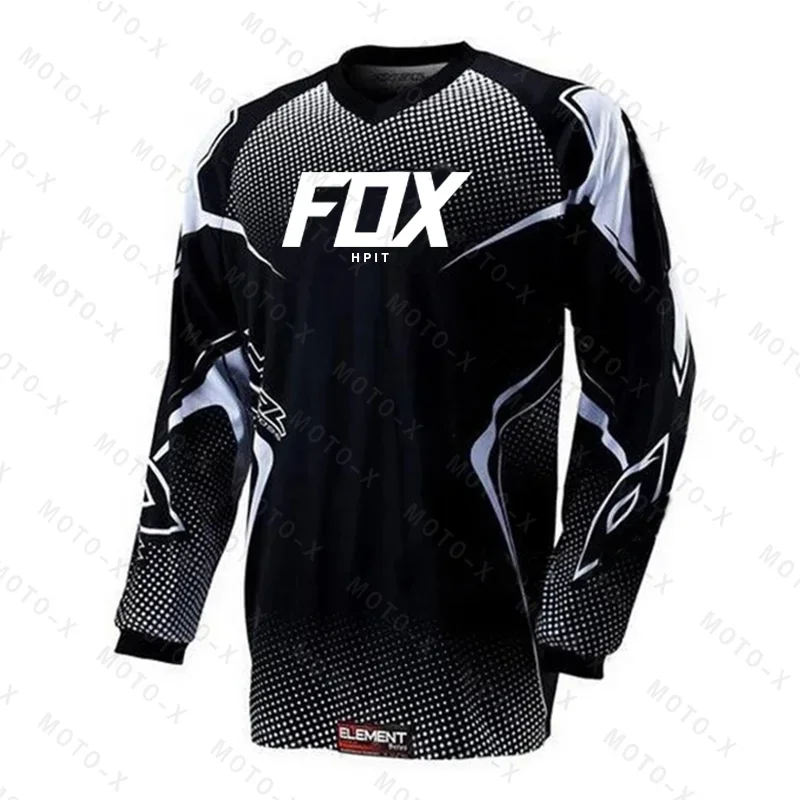 

2024 Men's Downhill Jerseys Hpit Fox Mountain Bike MTB Shirts Offroad DH Motorcycle Jersey Motocross Sportwear Clothing Bike