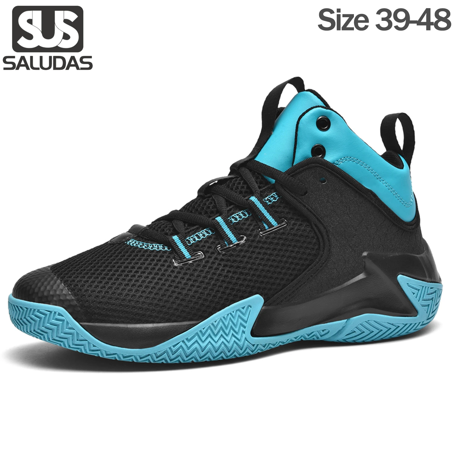 SALUDAS Training High Top Men Basketball Shoes Breathable Non Slip Wear