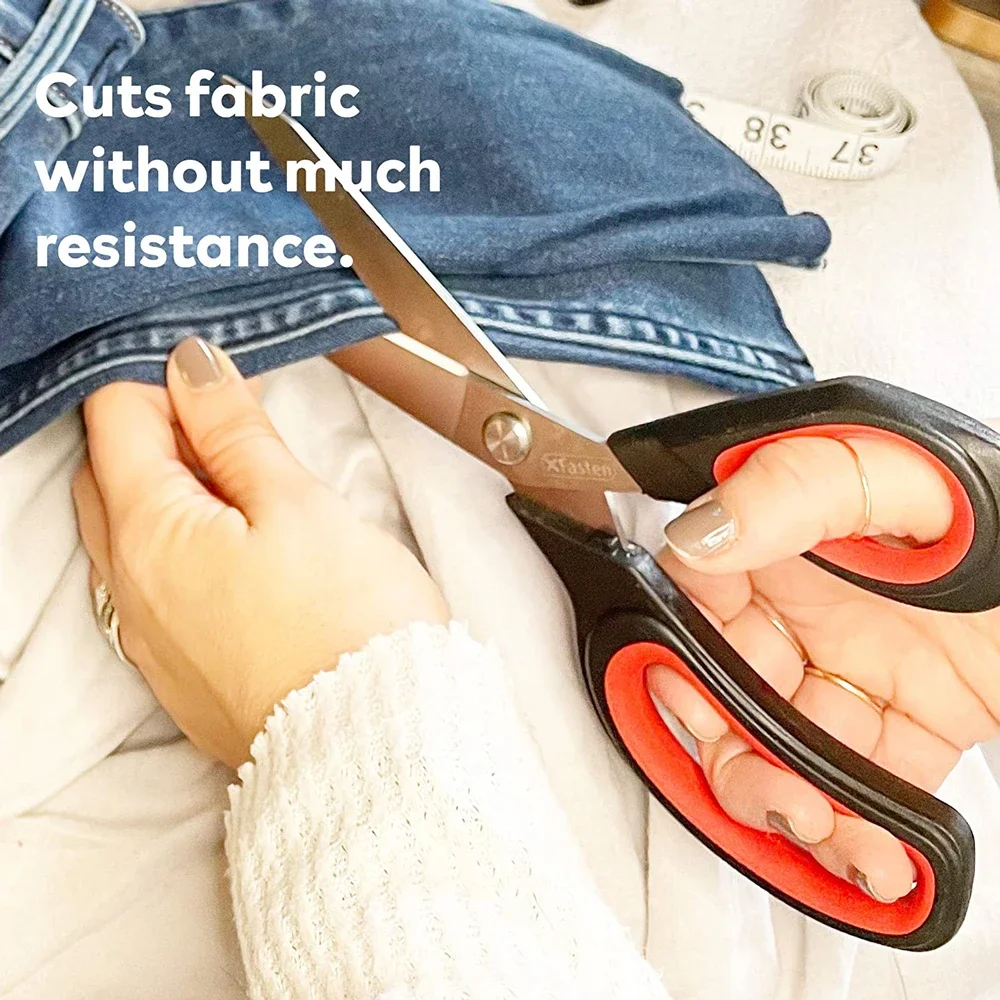 Sewing Scissors Tailor Scissors Multi-Purpose Stainless Steel for Office Home School Sewing Fabric Craft