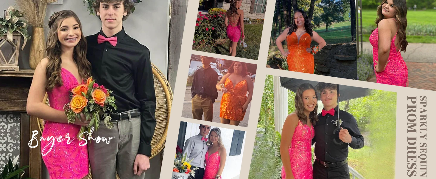 Vestidos de fiesta ajustados con lentejuelas brillantes para adolescentes 2023, vestido corto de encaje con purpurina para fiesta de cóctel