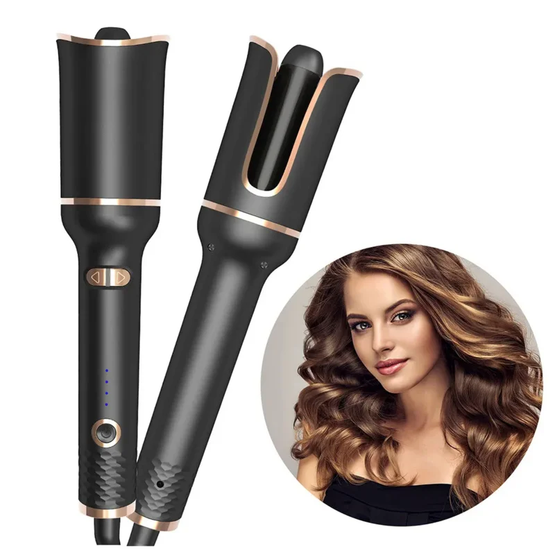 Updated Auto Rotating Ceramic Hair Curler Automatic Curling Iron Styling Tool Wand Air Spin Hair Waver electric facial cleaning brush 4 heads automatic rotating deep device spin scrubber