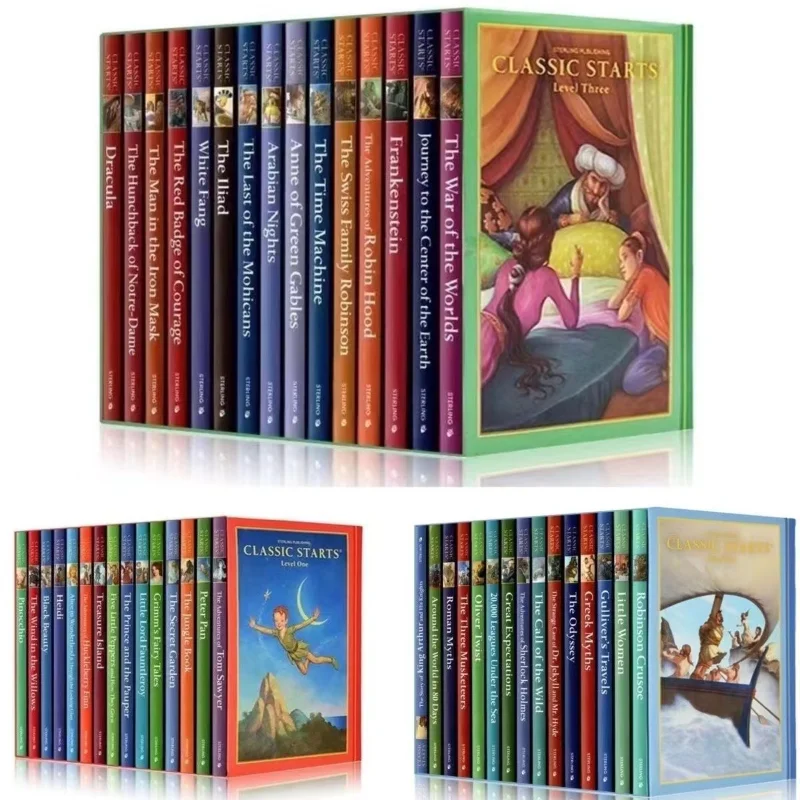 

15 Books Sterling Classic Starts L1 L2 L3 Kid English Enlightenment Reading Books Livre Libro