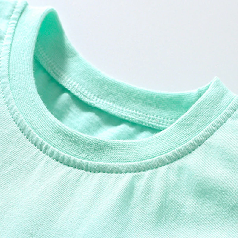 Little maven Summer Girls T Shirts Cute Cats Appliques Baby Girls Tops Tees Shirts for Little Girls Shorts Sleeve Clothes 2