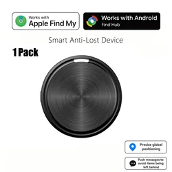 Dual System GPS Tracker for Find My/Google Find Apps - Universal Locator for Bikes and Bags (1 pack)