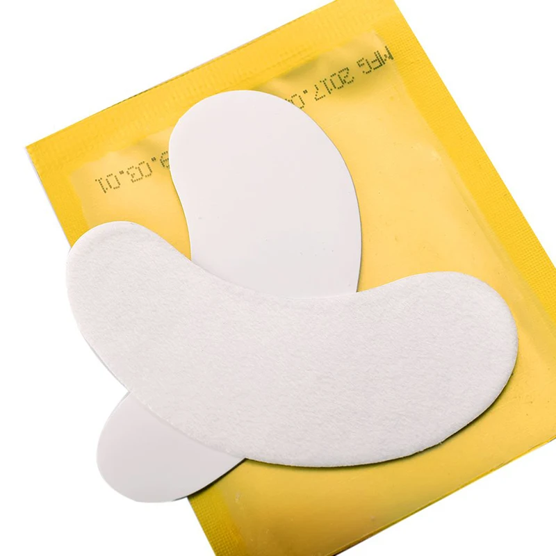 New Reusable 1Pair Eye Pads Silicone Stripe Eyelash Extension Hydrogel Patches Under Eye Gel Patch Makeup Tools